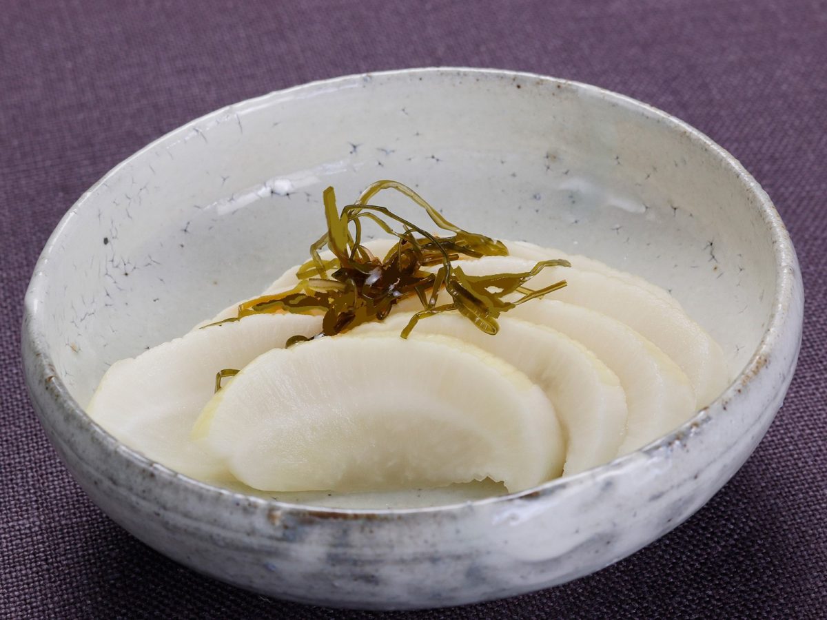しぼり大根昆布仕立てスライス